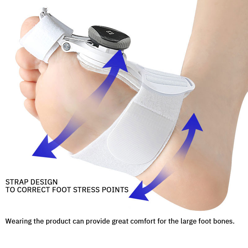 Foot Corrector 3D Knob Adjustable Hallux Valgus Corrector Big Foot Bone Protrusion Overlapping Toe Separator Orthosis