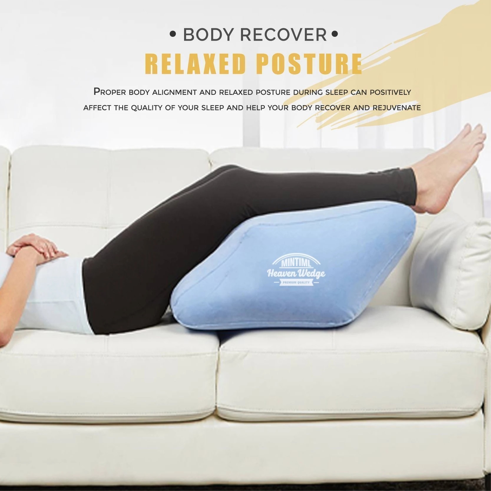 Foot Elevation Pillow Inflatable Wedge