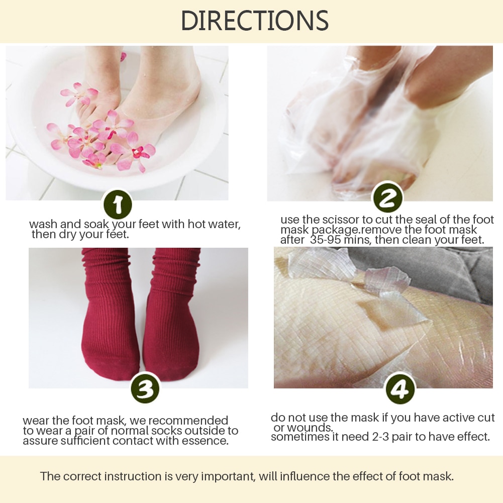 Foot Mask Feet Exfoliating Sheet (2 PCS) Foot Mask Feet Exfoliating Sheet (2 PCS)