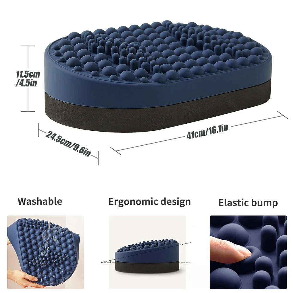 Foot Rest for Under Desk At Work, Home Office Foot Stool, Ottoman Foot Massager Plantar Fasciitis Relief,Soft Silicone Foot Rest for Under Desk At Work, Home Office Foot Stool, Ottoman Foot Massager Plantar Fasciitis Relief,Soft Silicone