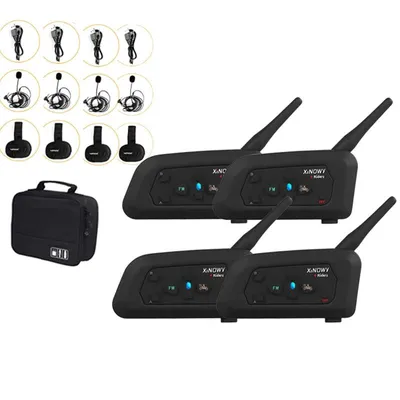 Football Referee Intercom Headset 4 Users Full Duplex Bluetooth Headphone Soccer Conference 1200M Interphone Football Referee Intercom Headset 4 Users Full Duplex Bluetooth Headphone Soccer Conference 1200M Interphone