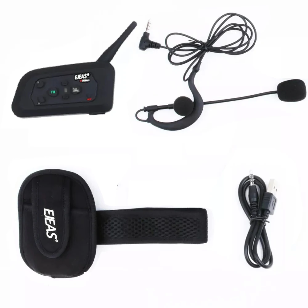 Football Referee Intercom Headset 4 Users Full Duplex Bluetooth Headphone Soccer Conference 1200M Interphone Football Referee Intercom Headset 4 Users Full Duplex Bluetooth Headphone Soccer Conference 1200M Interphone