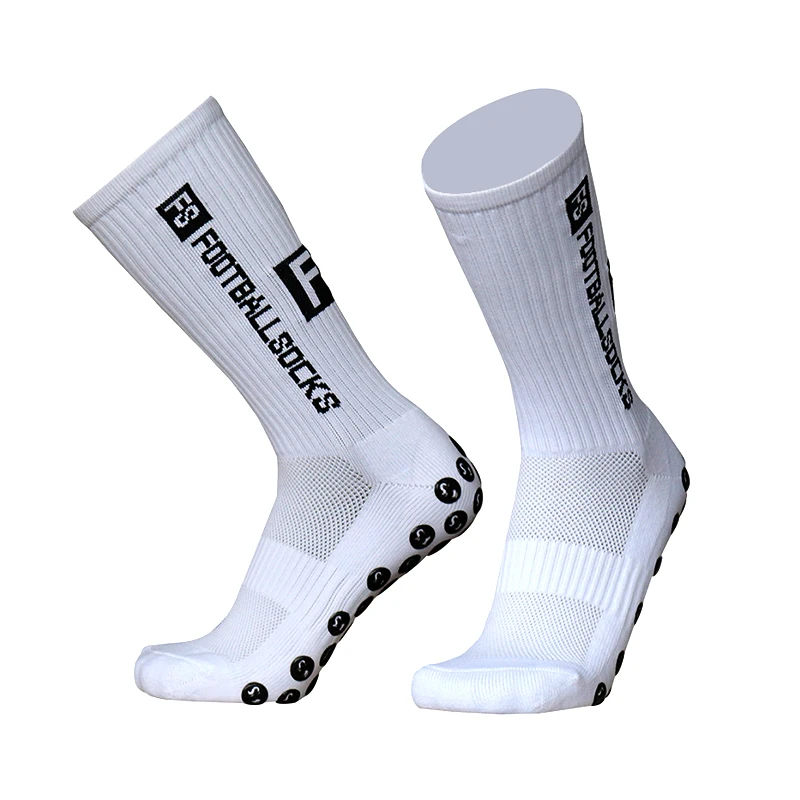 Football Socks Round Silicone Suction Cup Grip Anti Slip Soccer Socks Sports Men Women Baseball Rugby Socks