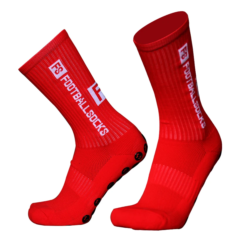 Football Socks Round Silicone Suction Cup Grip Anti Slip Soccer Socks Sports Men Women Baseball Rugby Socks