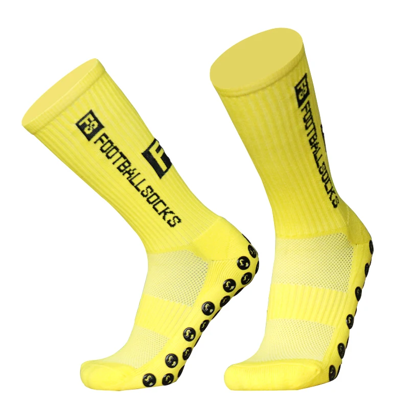 Football Socks Round Silicone Suction Cup Grip Anti Slip Soccer Socks Sports Men Women Baseball Rugby Socks