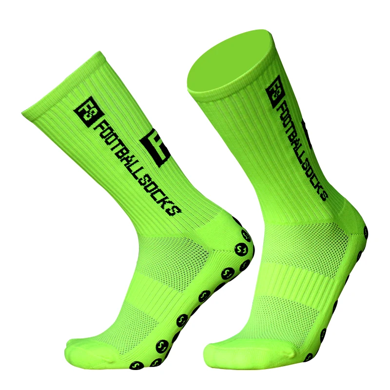 Football Socks Round Silicone Suction Cup Grip Anti Slip Soccer Socks Sports Men Women Baseball Rugby Socks