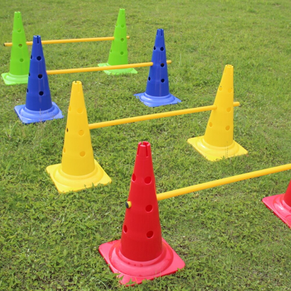 Football Training Cones with Holes (5 pcs)