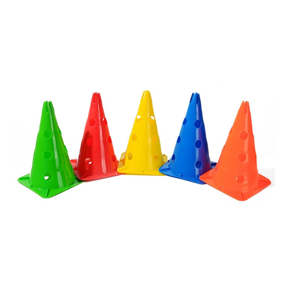 Football Training Cones with Holes (5 pcs)