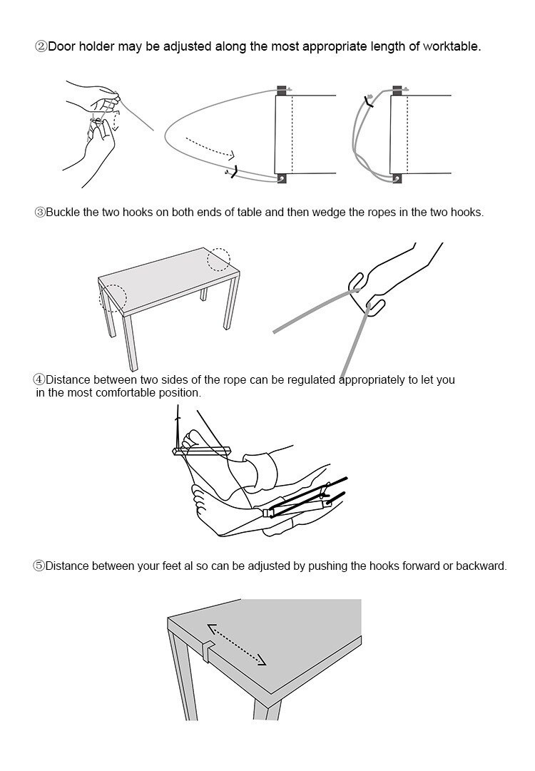 Footrest Hammock Table Feet Swing