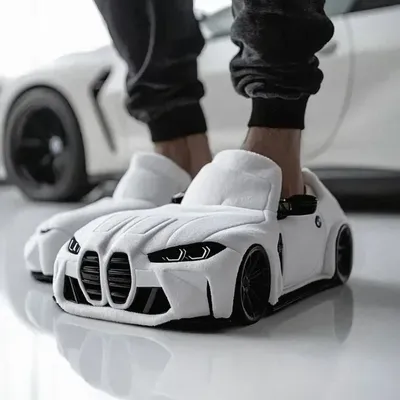 For BMW Porsche Racing Plush Slippers Toy Cotton Shoes Warm Home Plush Shoes Car Slippersr For BMW Porsche Racing Plush Slippers Toy Cotton Shoes Warm Home Plush Shoes Car Slippersr