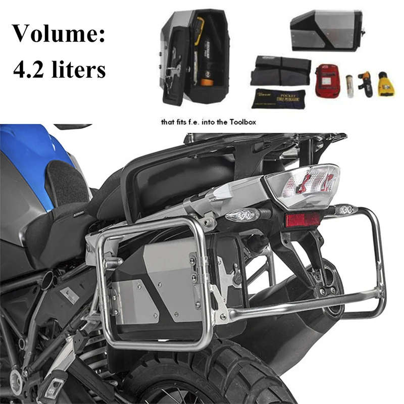 For BMW R1250GS R1200GS LC/ADV R1200/R1250 GS F750GS F850GS F800GS GS1200/GS1250 Motorcycle 4.2L Tool Box Toolbox
