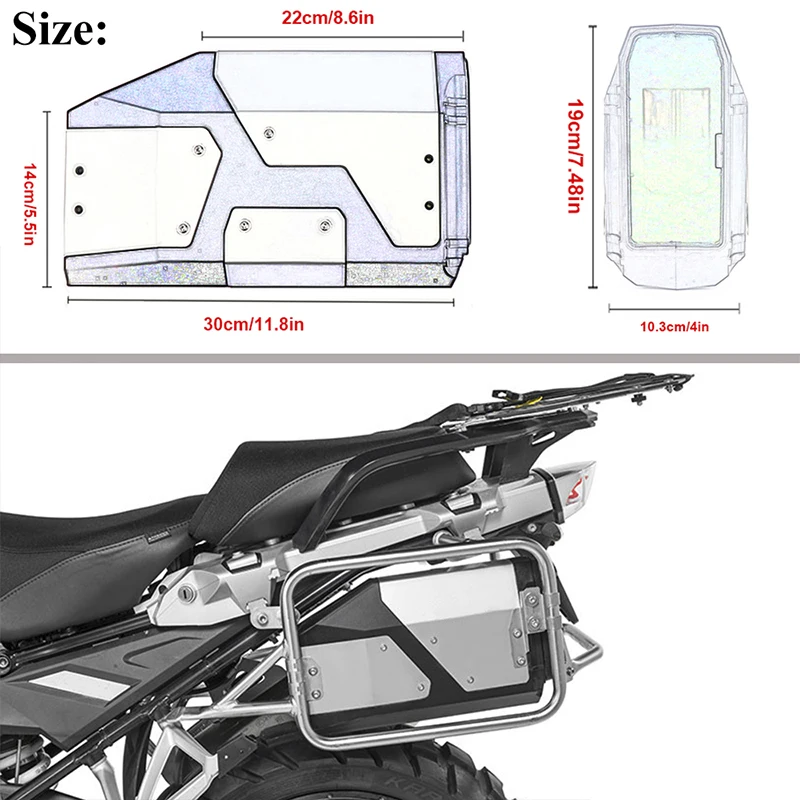 For BMW R1250GS R1200GS LC/ADV R1200/R1250 GS F750GS F850GS F800GS GS1200/GS1250 Motorcycle 4.2L Tool Box Toolbox