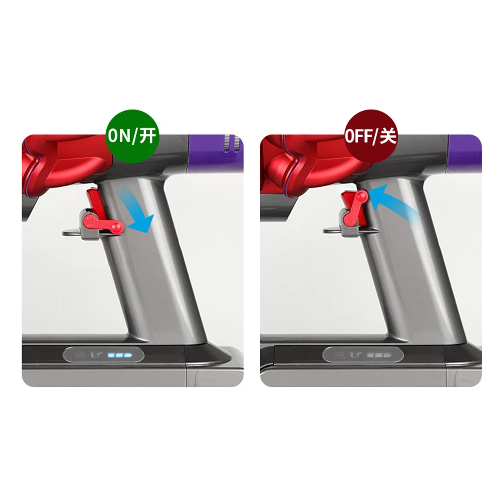 For Dyson V7 V8 V10 V11 Vacuum Cleaner Parts Trigger Lock,On/Off Power Button Control Clamp Cleaning Accessories,Free