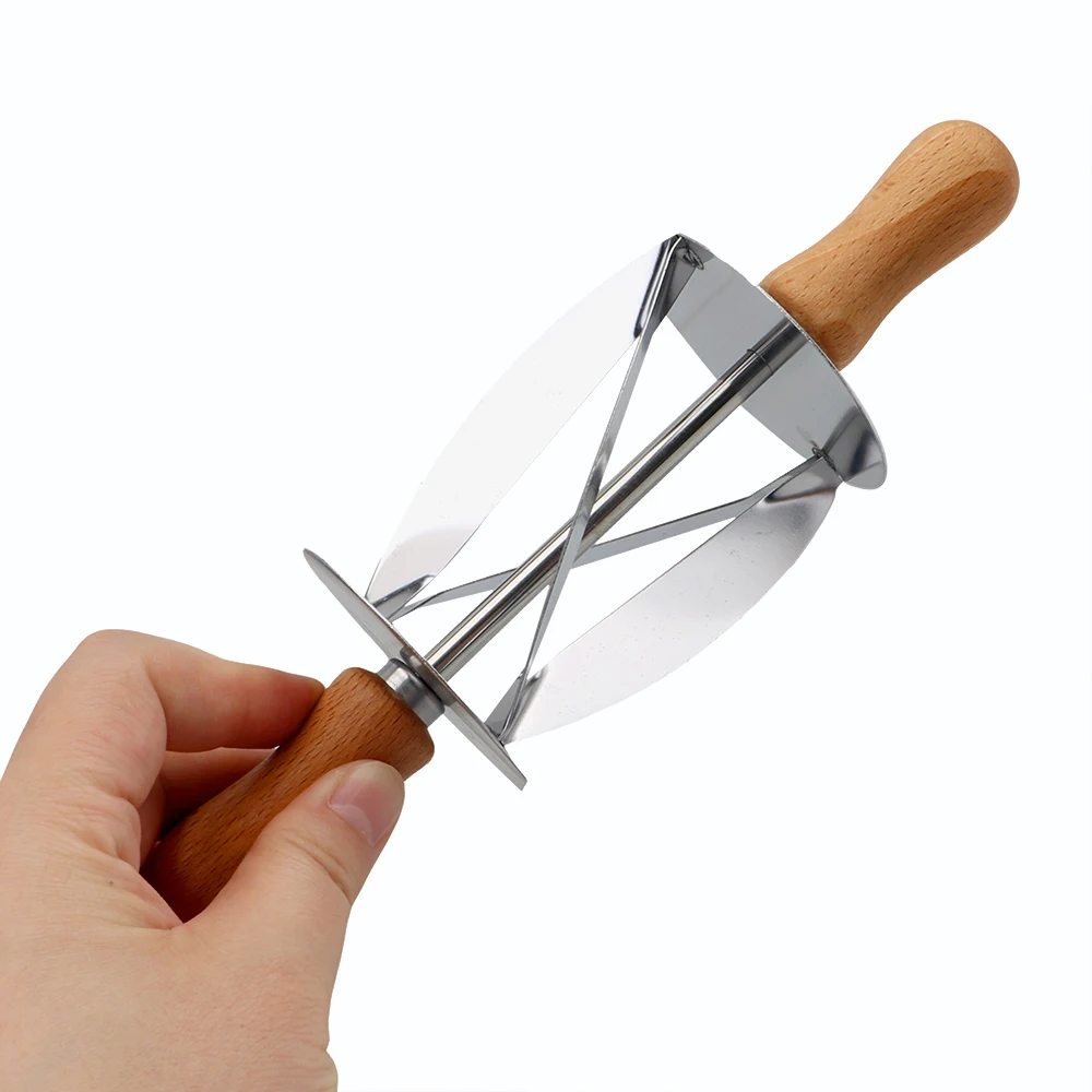 For Making Croissant Bread Dough Pastry Rolling Cutter Baking Tool Stainless Steel For Making Croissant Bread Dough Pastry Rolling Cutter Baking Tool Stainless Steel