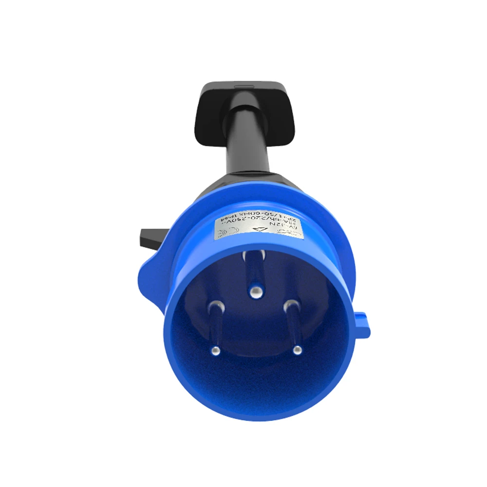 For Tesla 3 Pin Blue CEE Adapter Tesla Model S,3,X,Y Gen 2 Ev Charger Extension Cord Connector 240V Outlet at 32A 10 For Tesla 3 Pin Blue CEE Adapter Tesla Model S,3,X,Y Gen 2 Ev Charger Extension Cord Connector 240V Outlet at 32A 10