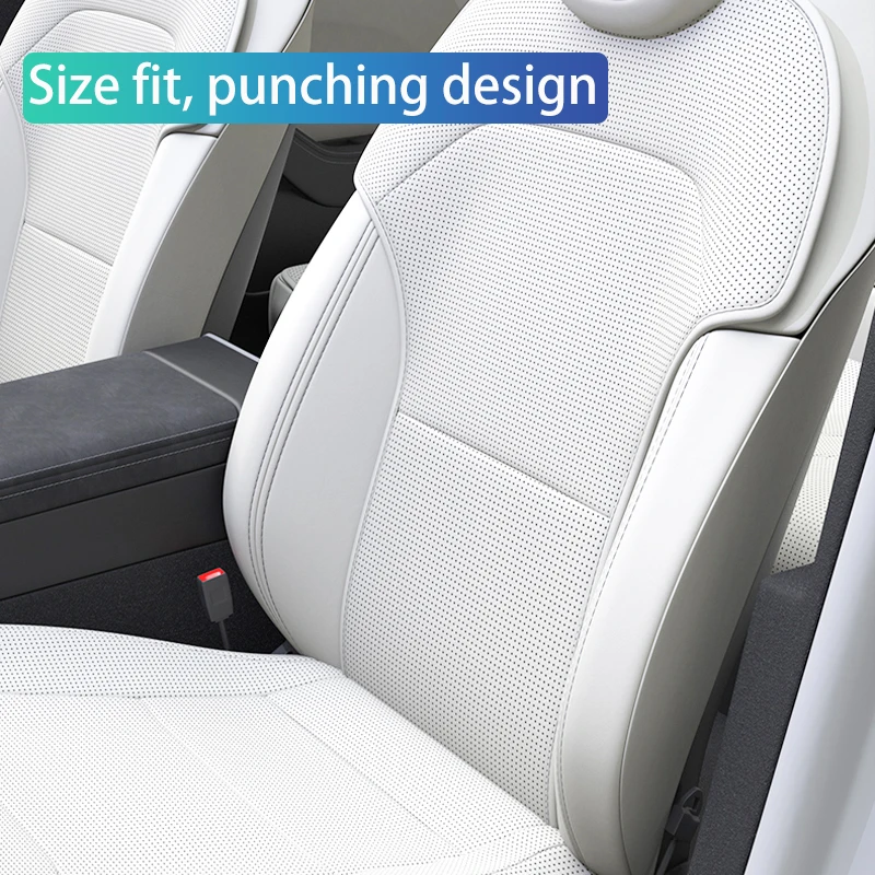 For Tesla Model Y juniper Ventilation leather seat cover cushion Breathability Comfortable seat Interior accessories For Tesla Model Y juniper Ventilation leather seat cover cushion Breathability Comfortable seat Interior accessories