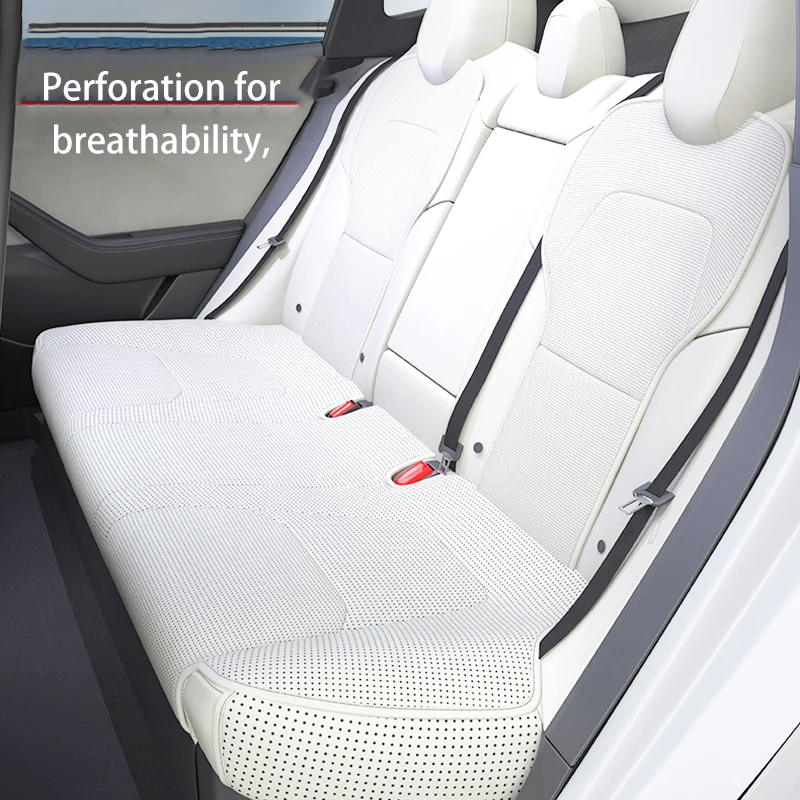 For Tesla Model Y juniper Ventilation leather seat cover cushion Breathability Comfortable seat Interior accessories For Tesla Model Y juniper Ventilation leather seat cover cushion Breathability Comfortable seat Interior accessories