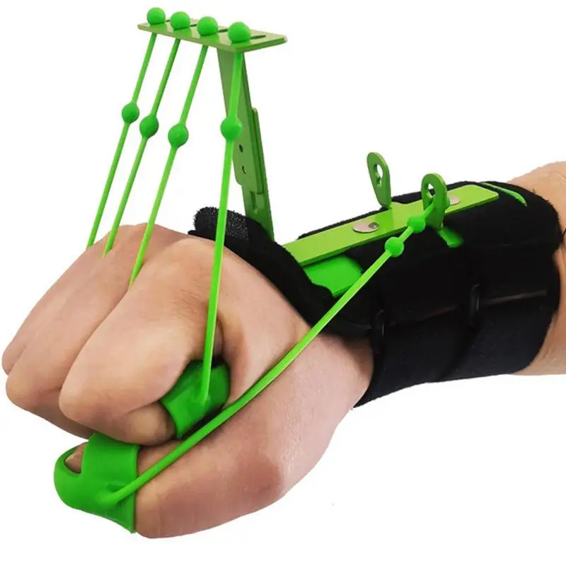 Forearm Strengthener Silicone Hand Exerciser For Strength Wrist Puller Finger Exercise Trainer 5 Fingers Rehabilitation
