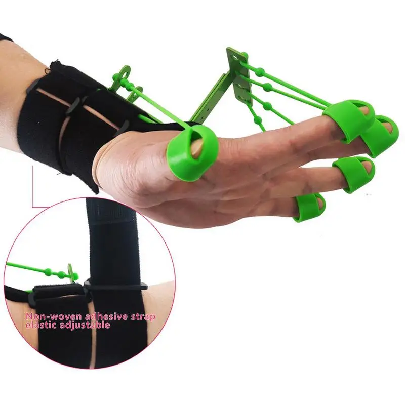 Forearm Strengthener Silicone Hand Exerciser For Strength Wrist Puller Finger Exercise Trainer 5 Fingers Rehabilitation