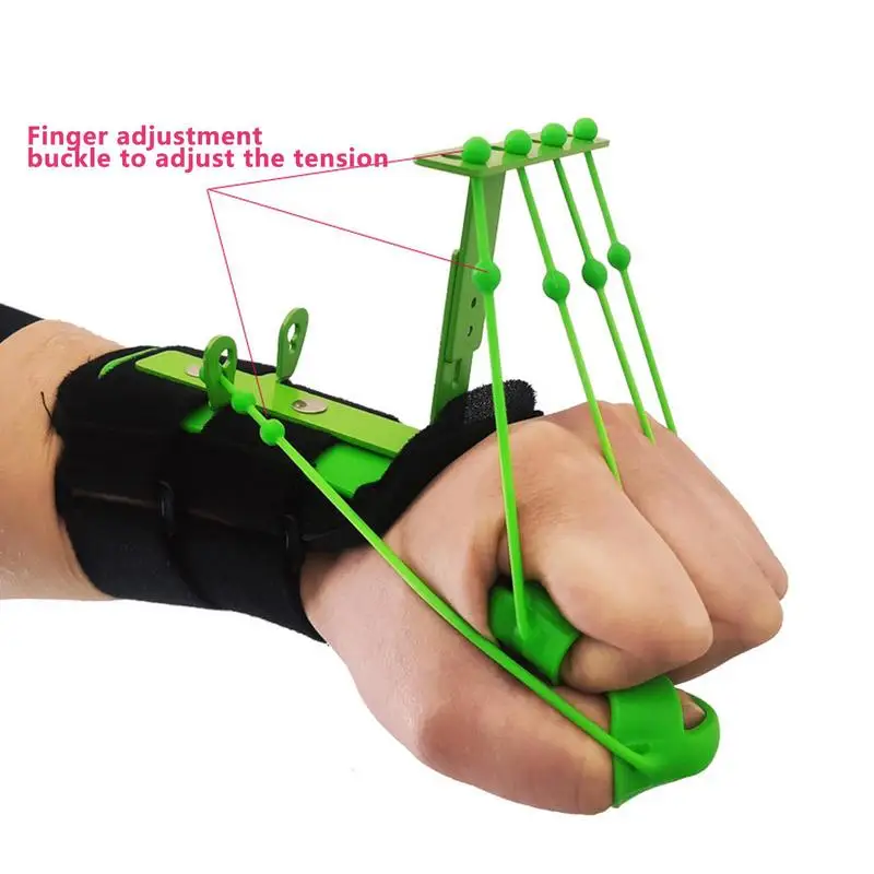 Forearm Strengthener Silicone Hand Exerciser For Strength Wrist Puller Finger Exercise Trainer 5 Fingers Rehabilitation