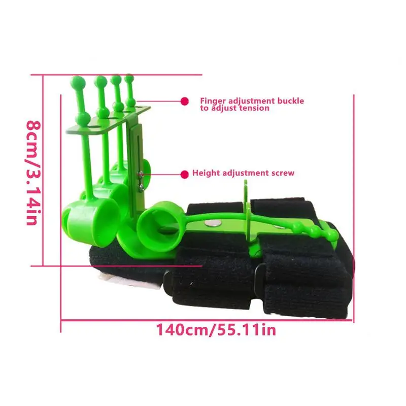 Forearm Strengthener Silicone Hand Exerciser For Strength Wrist Puller Finger Exercise Trainer 5 Fingers Rehabilitation