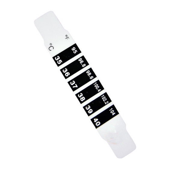 Forehead Thermometer Strips Reusable (Set of 10) Forehead Thermometer Strips Reusable (Set of 10)