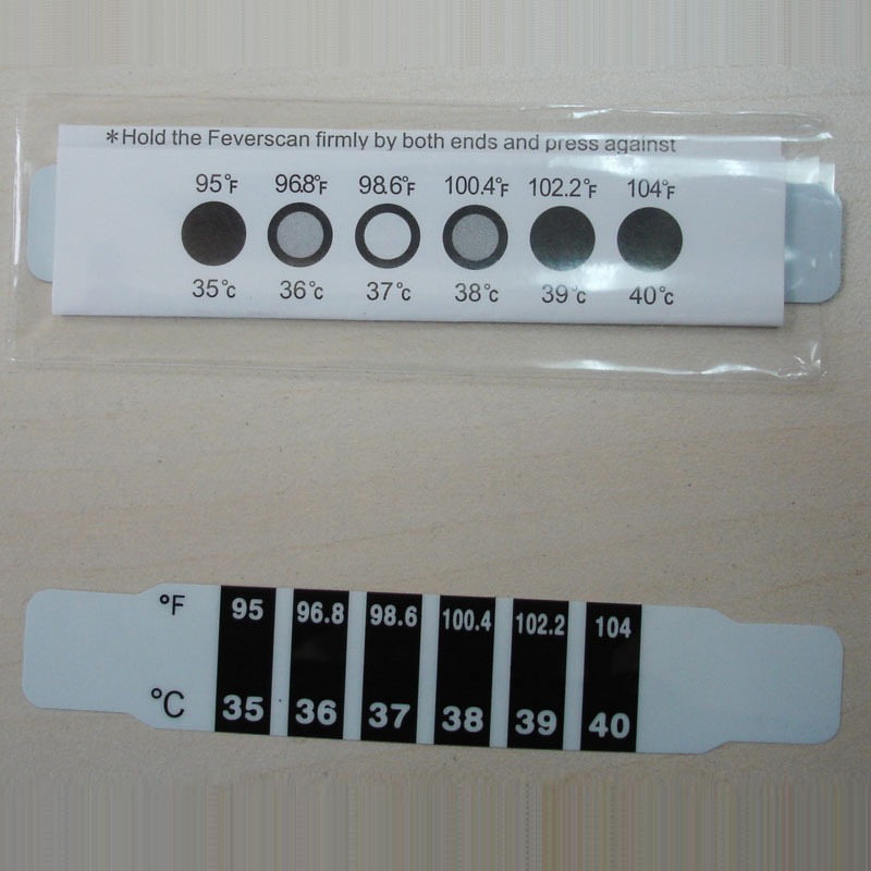 Forehead Thermometer Strips Reusable (Set of 10) Forehead Thermometer Strips Reusable (Set of 10)