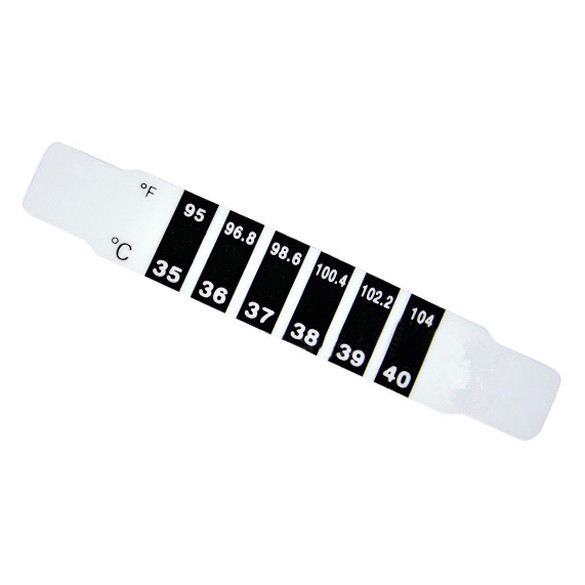 Forehead Thermometer Strips Reusable (Set of 10) Forehead Thermometer Strips Reusable (Set of 10)