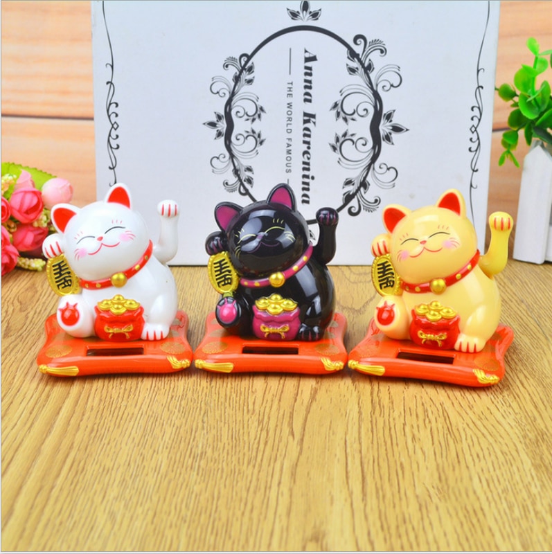 Fortune Cat Maneki Neko Solar Power Fortune Cat Maneki Neko Solar Power
