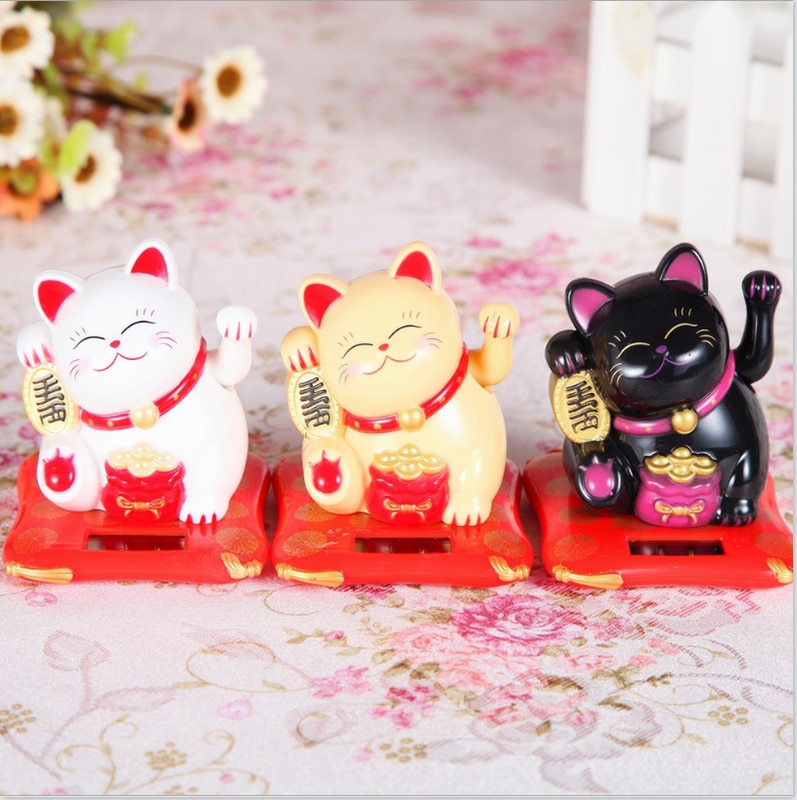 Fortune Cat Maneki Neko Solar Power Fortune Cat Maneki Neko Solar Power