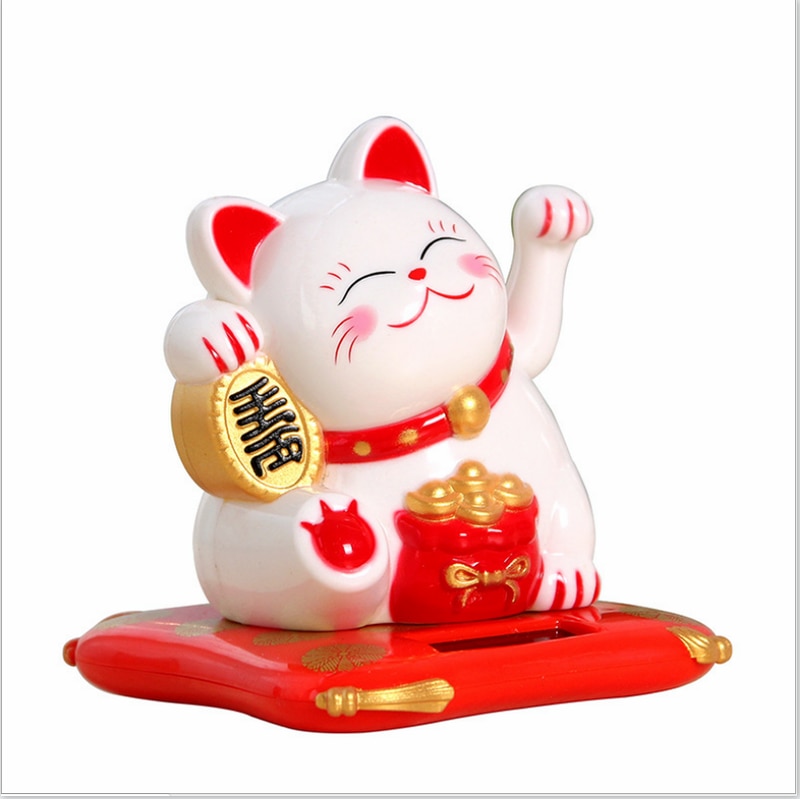 Fortune Cat Maneki Neko Solar Power Fortune Cat Maneki Neko Solar Power