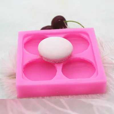 Four Cavity Silicone Macaron Mold