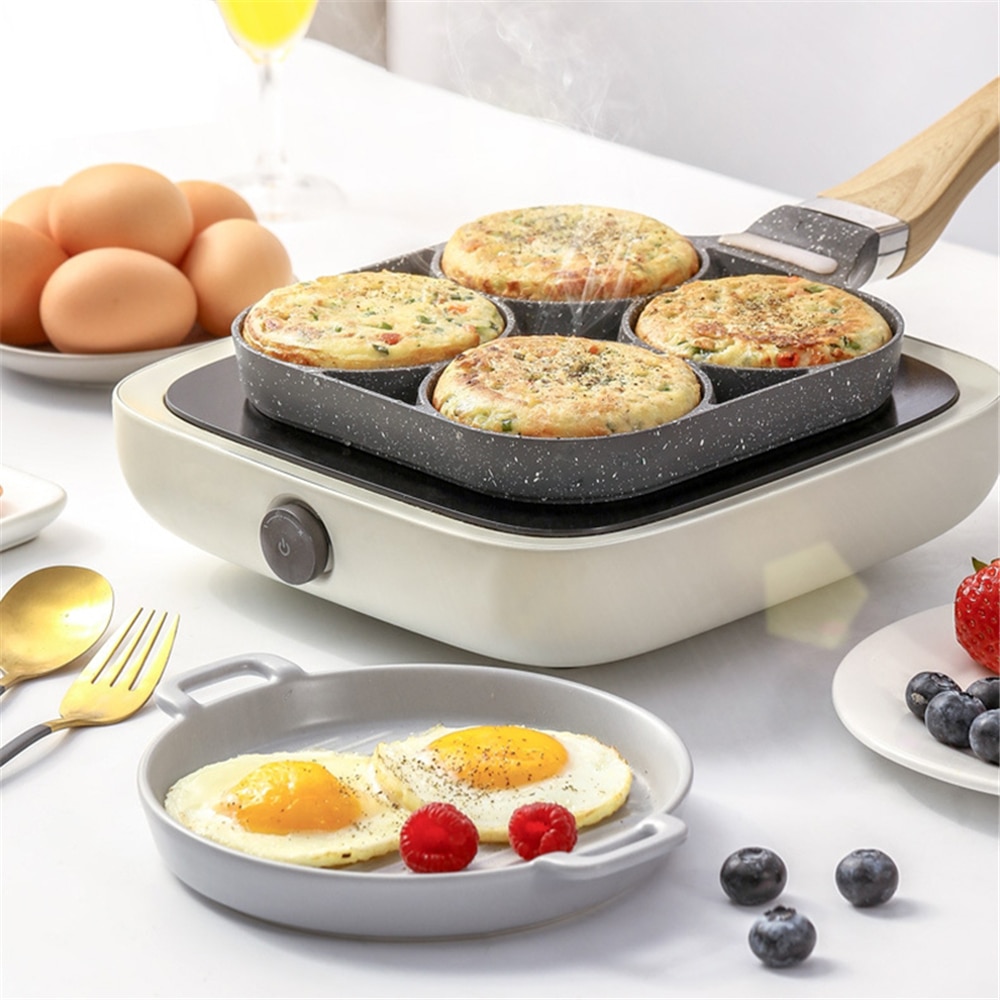 Four Hole Non Stick Pancake Pan Four Hole Non Stick Pancake Pan