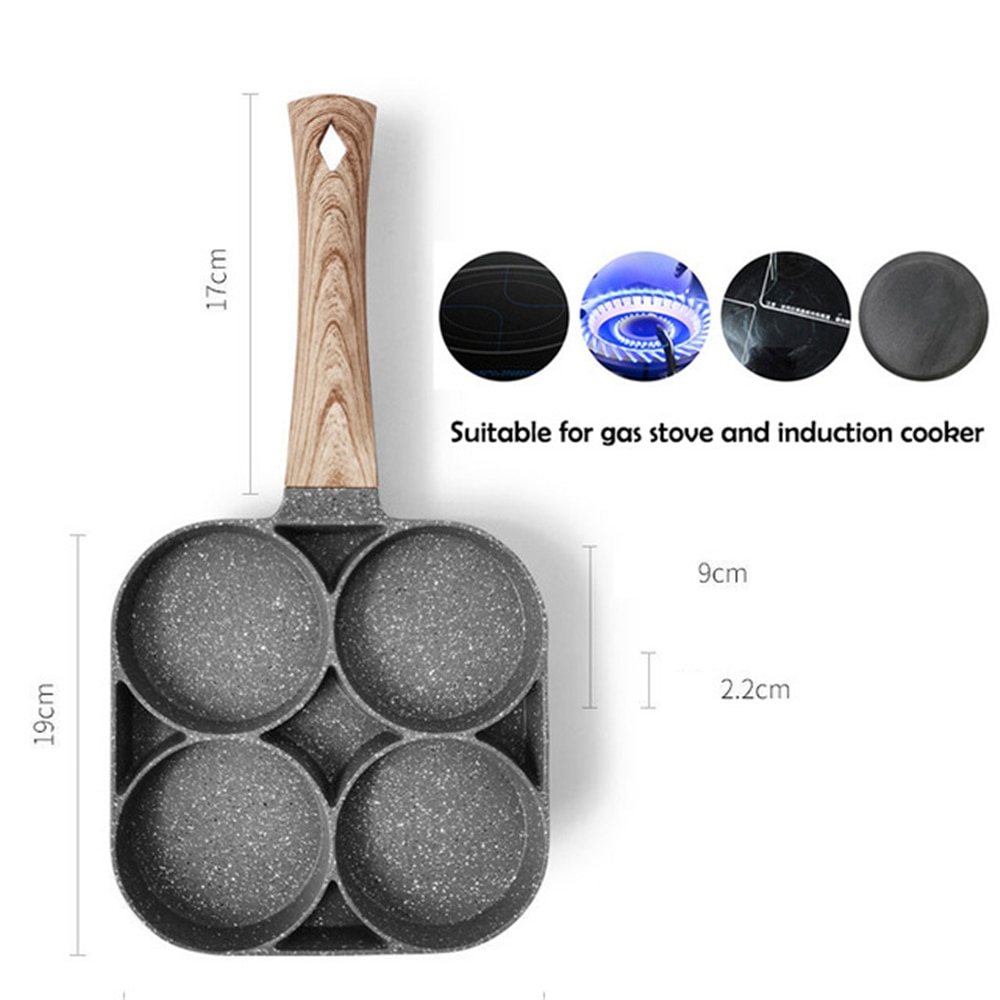 Four Hole Non Stick Pancake Pan Four Hole Non Stick Pancake Pan
