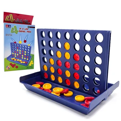 Four In A Row Board Game Connect Classic Family Board Game Toys Fun Educational Toy for Kids Children Entertainment Game