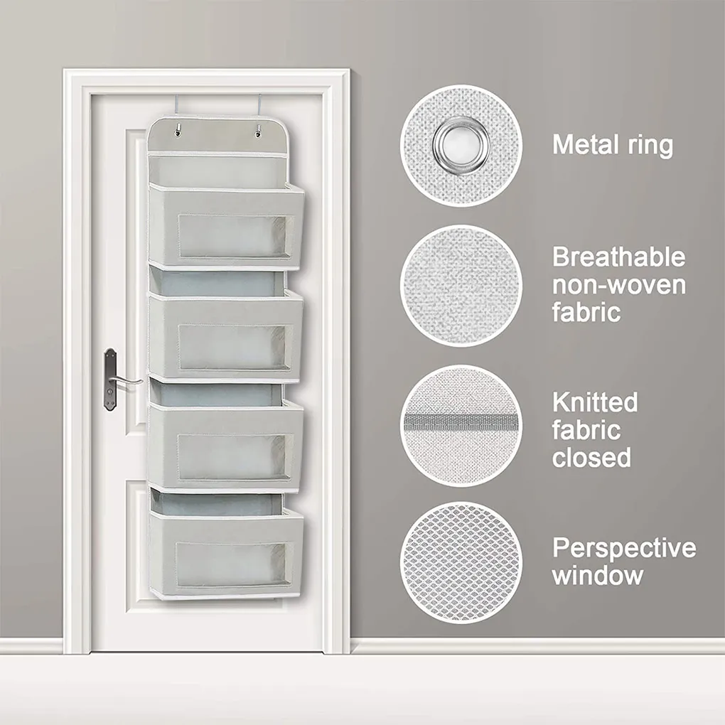 Four Layer Over Door Hanging Storage