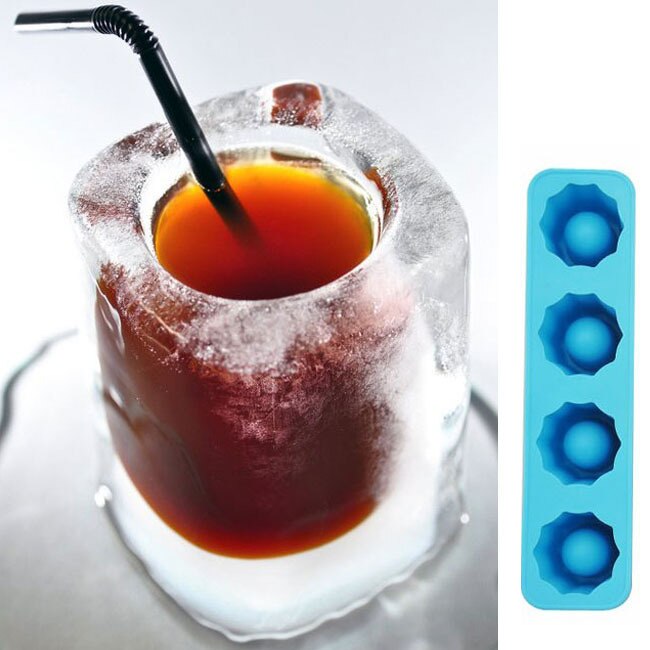Four Slot Silicone Shot Glass Mold