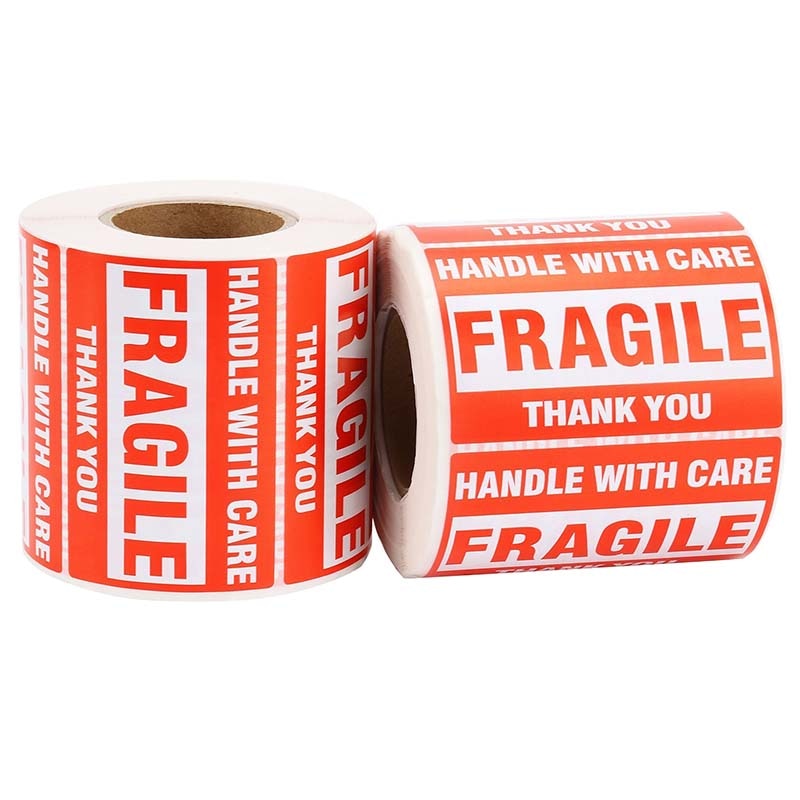 Fragile Stickers Warning Labels (500pcs) Fragile Stickers Warning Labels (500pcs)