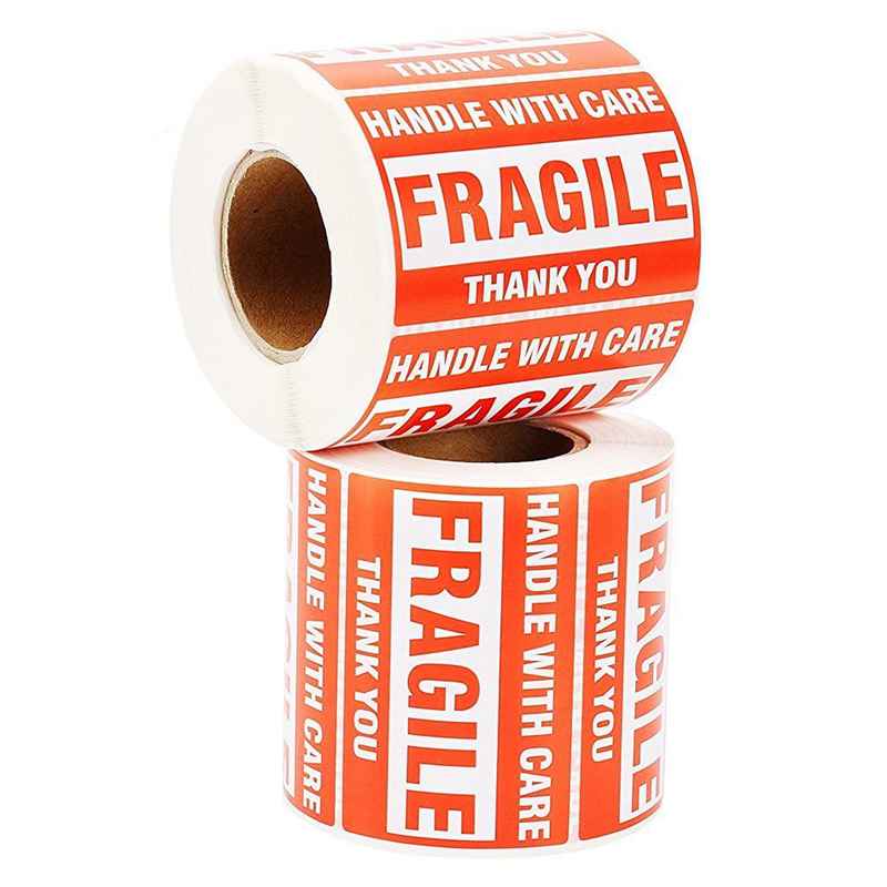 Fragile Stickers Warning Labels (500pcs) Fragile Stickers Warning Labels (500pcs)