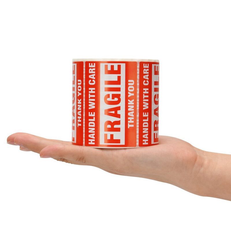 Fragile Stickers Warning Labels (500pcs) Fragile Stickers Warning Labels (500pcs)
