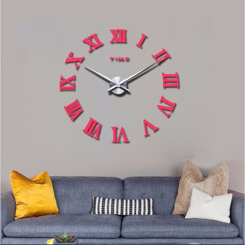 Frameless Roman Numeral Wall Clock Frameless Roman Numeral Wall Clock