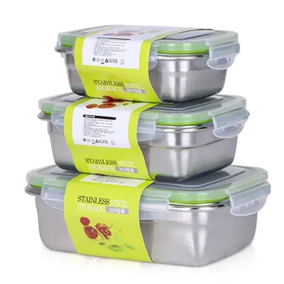 Freezer Containers Stainless Steel