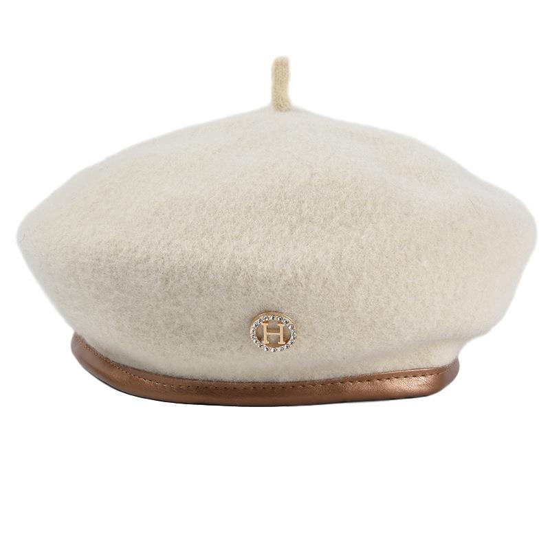 French Beret Hat Winter Head Warmer French Beret Hat Winter Head Warmer