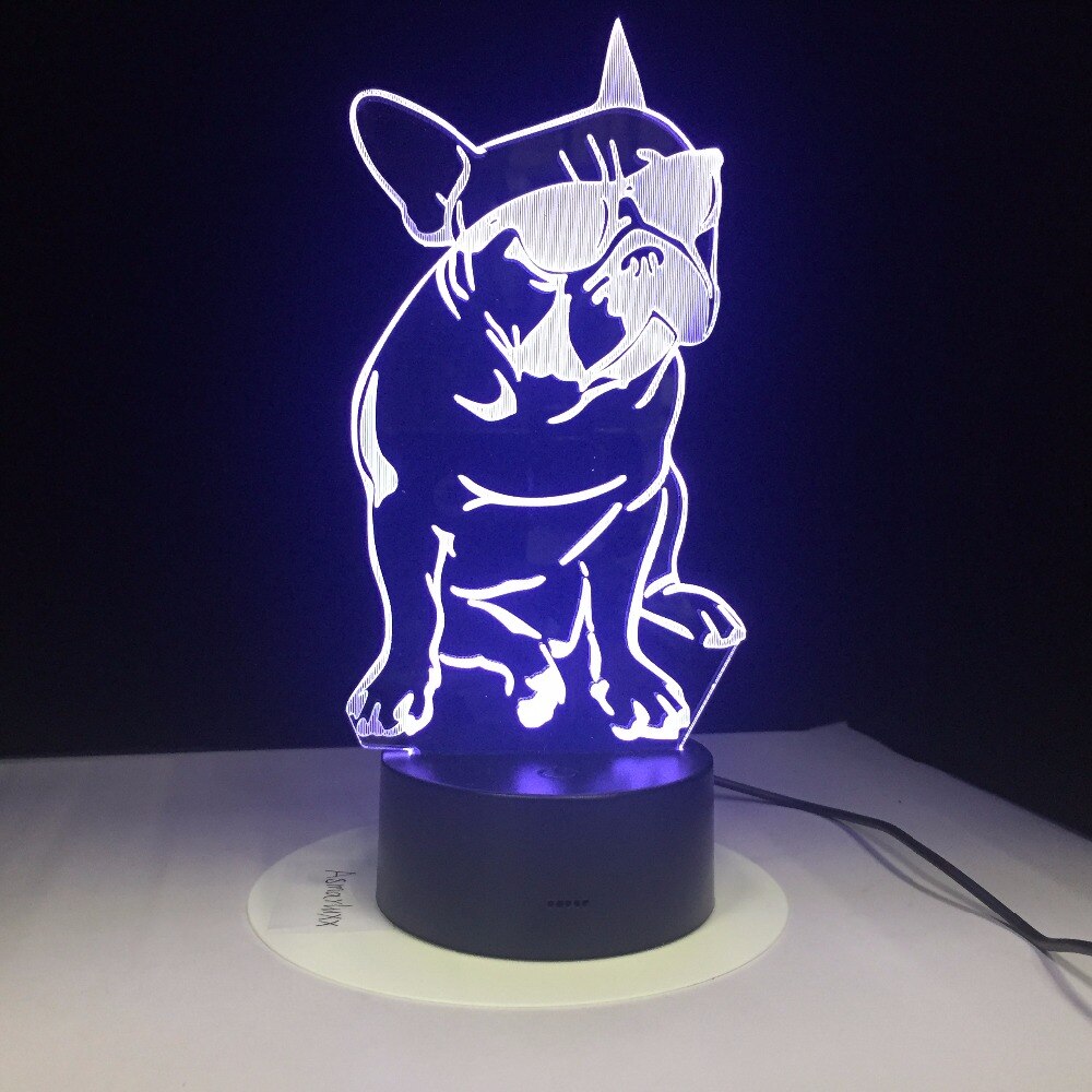 French Bulldog Lamp 3D Acrylic Light French Bulldog Lamp 3D Acrylic Light
