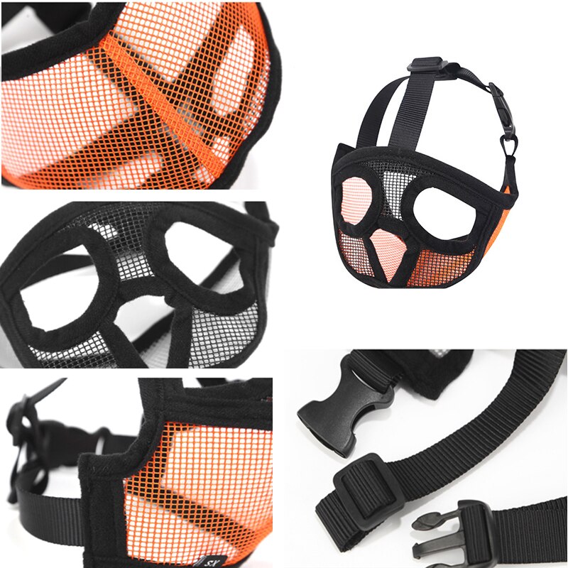 French Bulldog Muzzle Breathable Mouth Cover French Bulldog Muzzle Breathable Mouth Cover