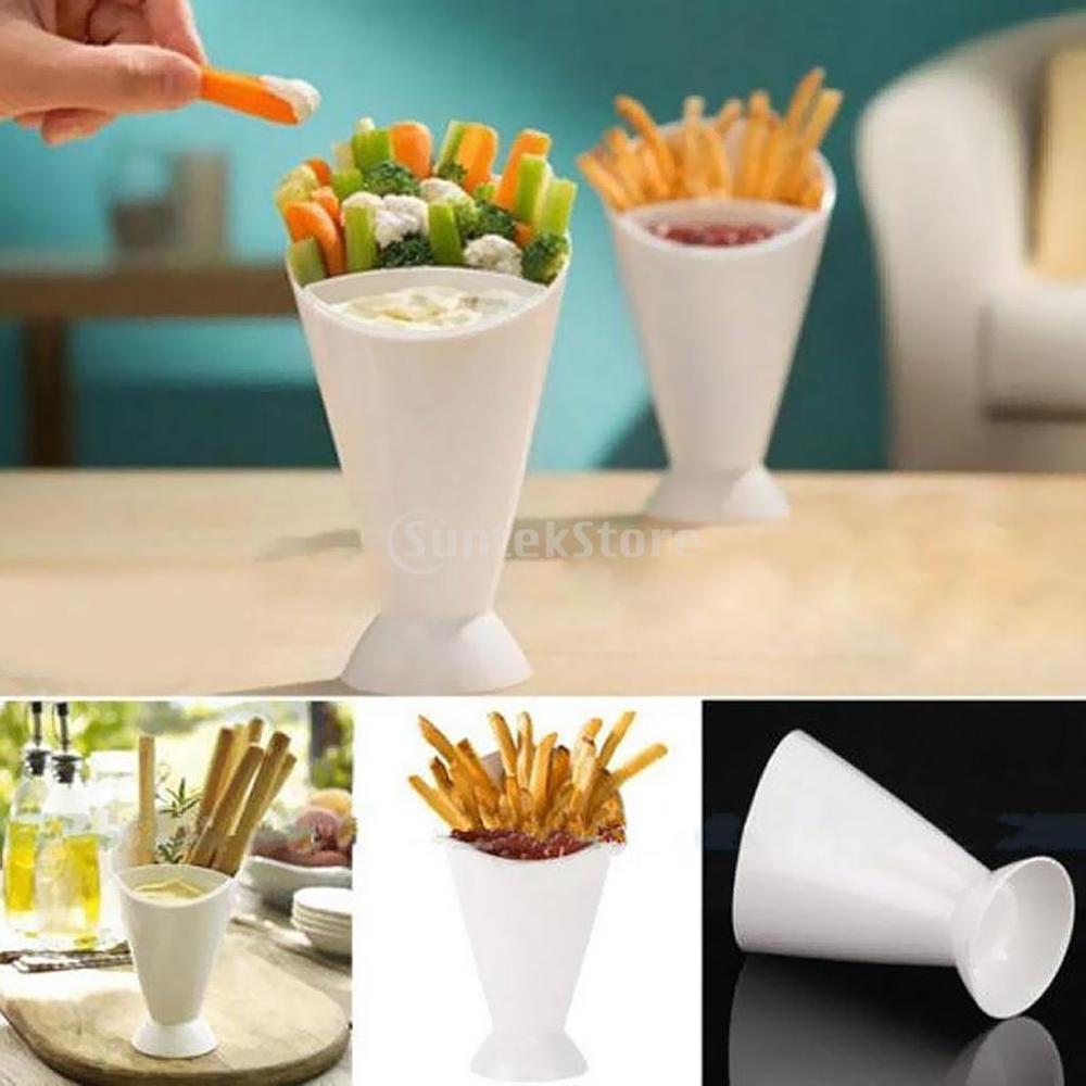 French Fry Cone Finger Foods Snack Holder