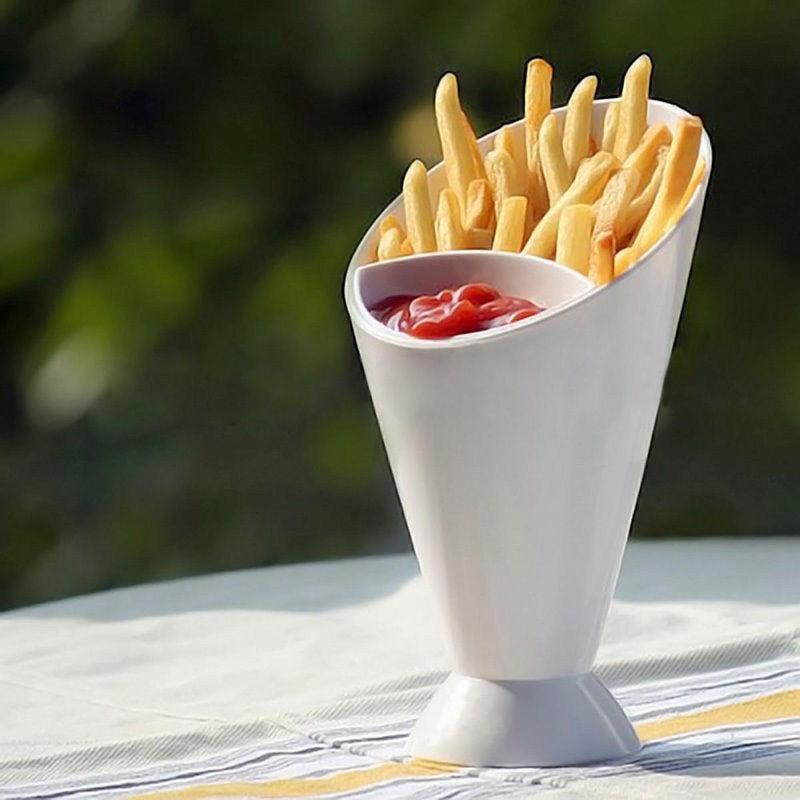 French Fry Cone Finger Foods Snack Holder