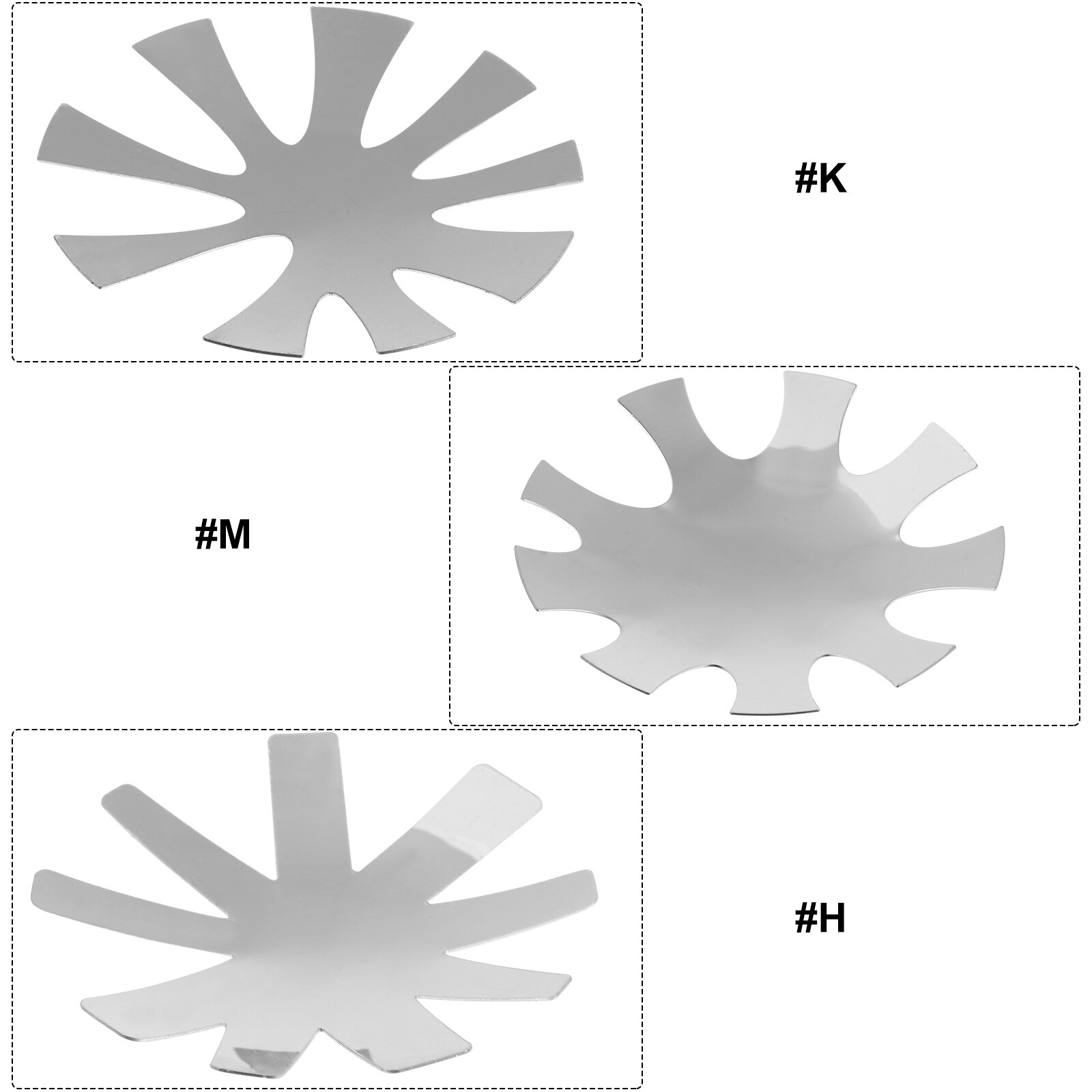 French Manicure Stencil (3 pcs)