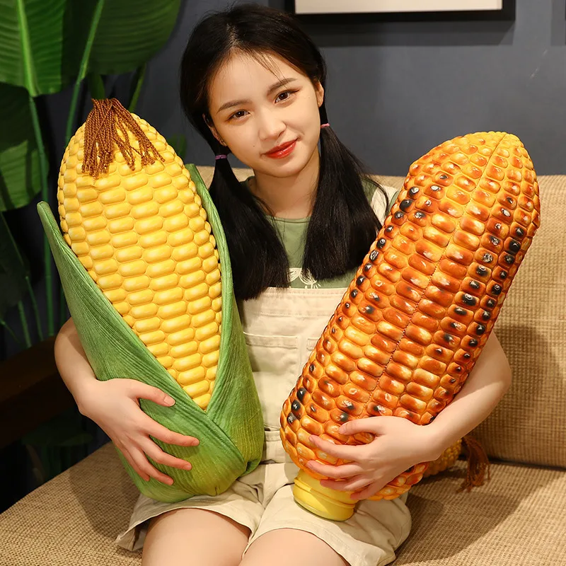 Fresh or Grilled Corn Pillow Cushion