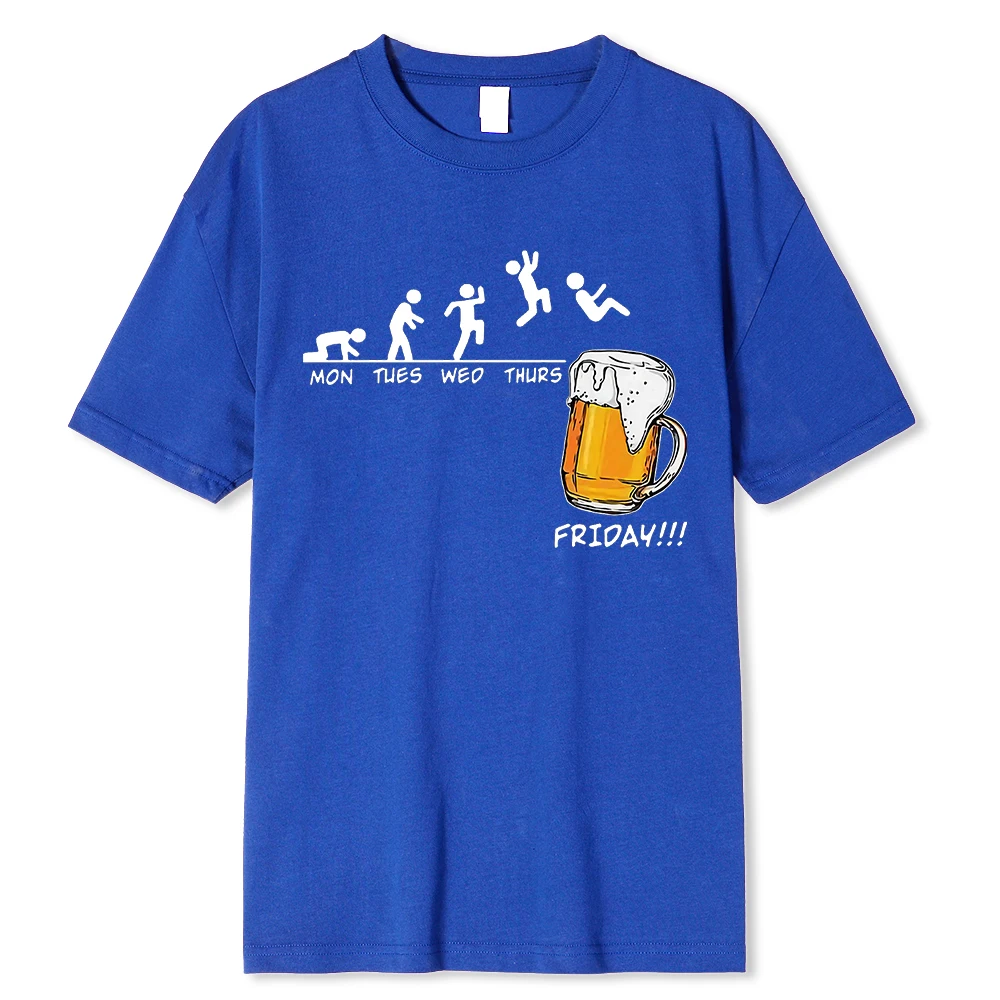 Friday Beer Print Men's Brand T-shirts Funny Graphic Hip Hop Summer Men Tshirts Streetwear Cotton Harajuku T-Shirt Friday Beer Print Men's Brand T-shirts Funny Graphic Hip Hop Summer Men Tshirts Streetwear Cotton Harajuku T-Shirt